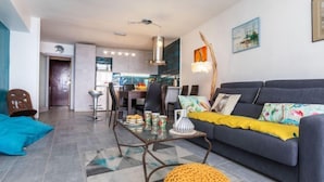 Ferienhaus, 3 Schlafzimmer, Terrasse | Wohnbereich