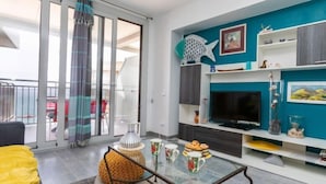 Ferienhaus, 3 Schlafzimmer, Terrasse | Wohnbereich
