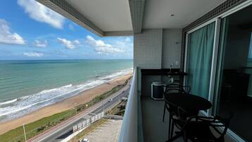 Uitzicht vanuit accommodatie