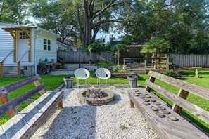 Terrace/patio - Bonham Burrow | 2BR 2BA Home Near USC & Ft Jackson (Columbia)