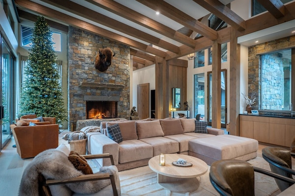 Mountain Lake Chalet - Living Room