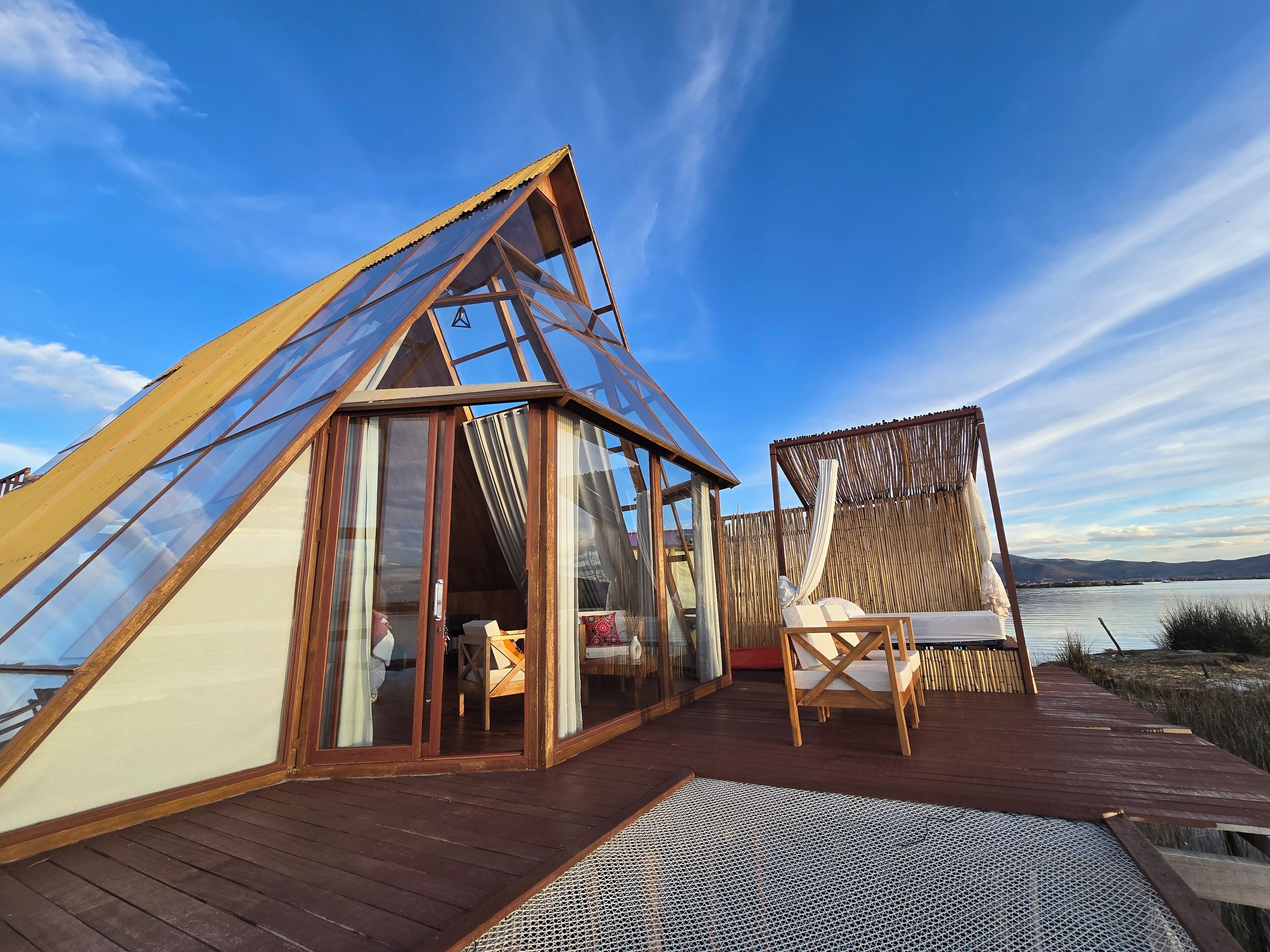 Panoramic Suite, Balcony, Lake View | Terrace/patio