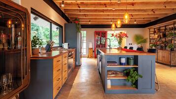 Panoramic Villa, 3 Bedrooms, Private Pool, Garden View | Private kitchen | Espresso maker