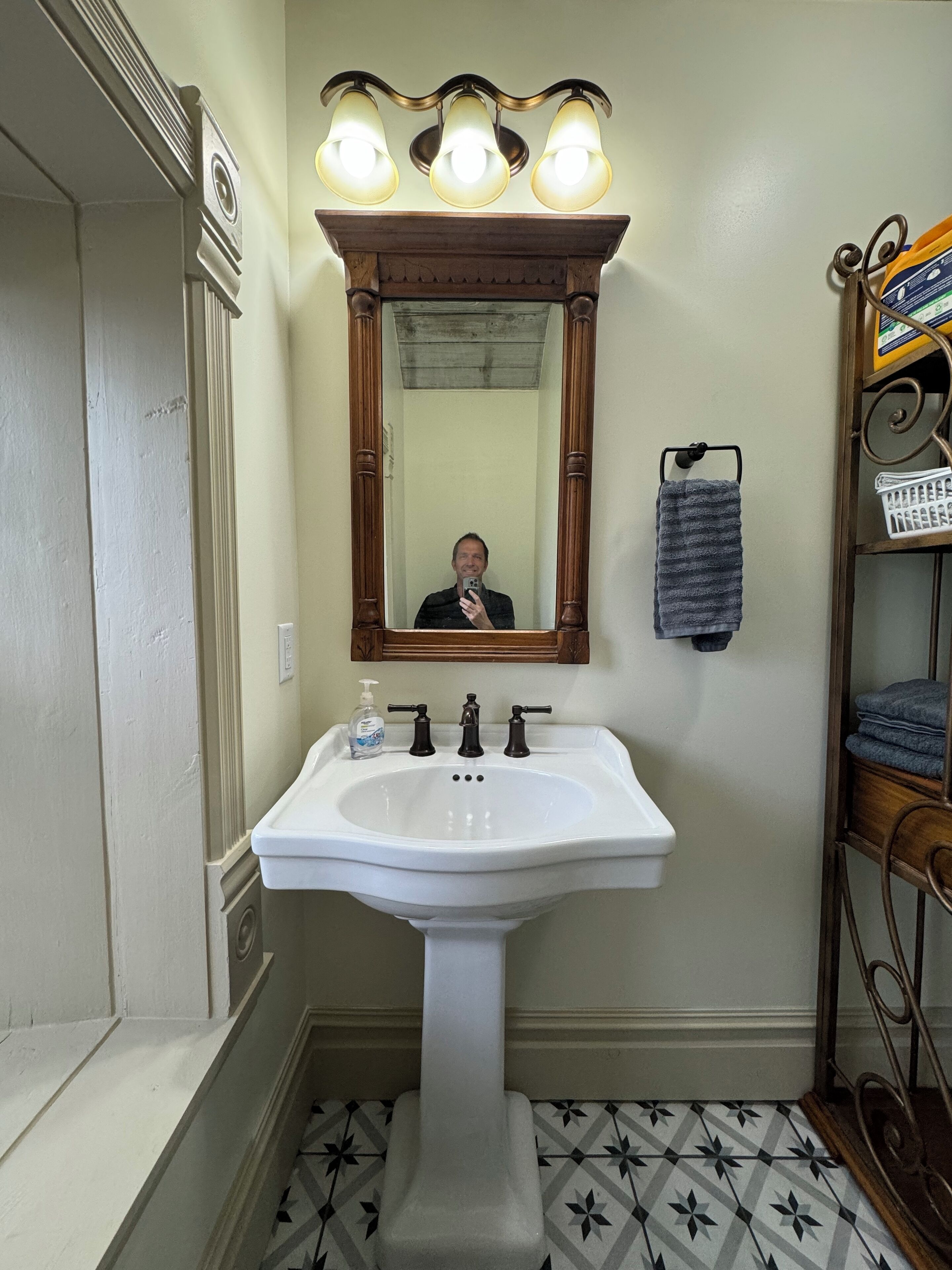 Towels, soap, toilet paper