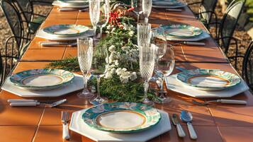 Area per ricevimenti all'aperto