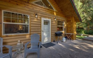 Hytte - 3 soveværelser - handicapvenligt - terrasse | Terrasse/gårdhave
