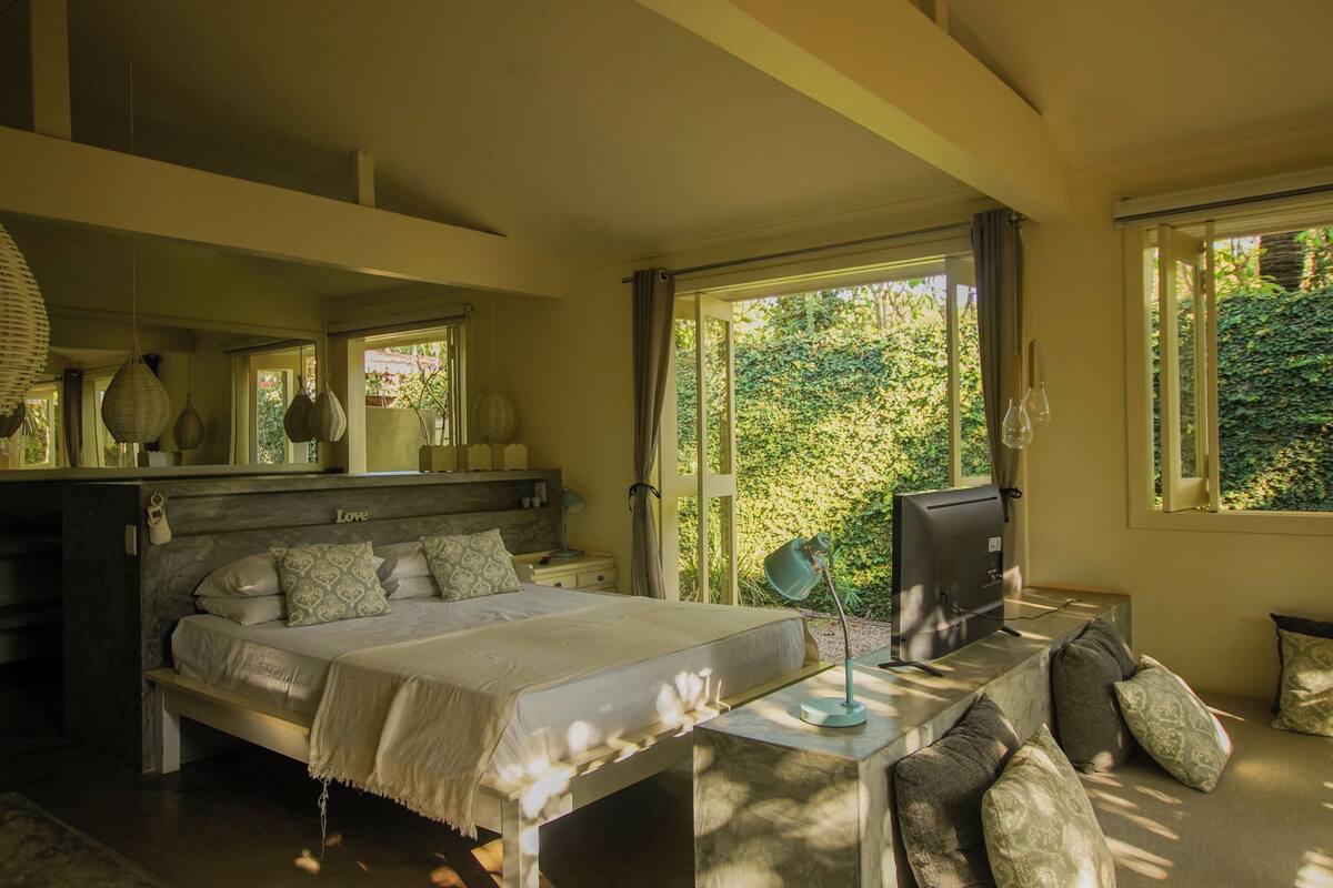 Loft, 1 King-Bett und Schlafsofa, Kochnische