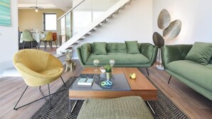 Hus, 4 soverom, terrasse | Oppholdsområde