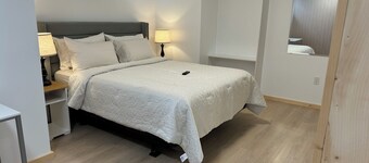 Private entrance, 2xBR, 2xBath, 1 living, near Canadian Tire center. Brand new.