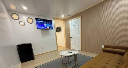 Private entrance, 2xBR, 2xBath, 1 living, near Canadian Tire center. Brand new.