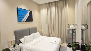 1 makuuhuone, silitysrauta/-lauta, Wi-Fi, vuodevaatteet