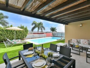 วิลล่า, 4 ห้องนอน | รับประทานอาหารกลางแจ้ง