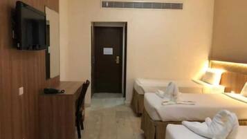 Voorkant accommodatie - avond/nacht