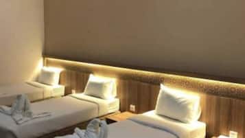 Basic Quadruple Room, Non Smoking, City View | 1 bedroom, free WiFi