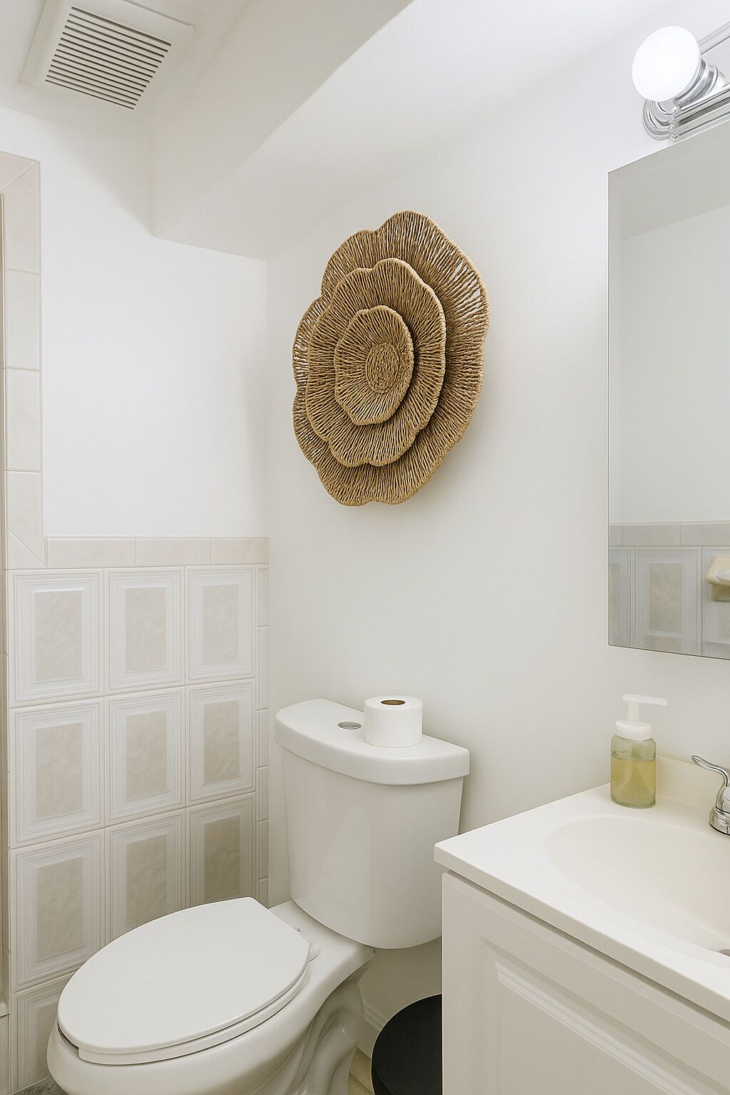 Ensemble douche/baignoire, articles de toilette gratuits