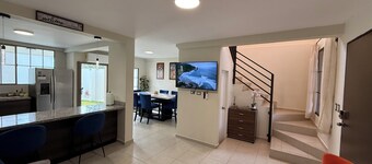 3-bedroom townhome in marvelous Santa Tecla with AC, WiFi &Beautiful Attractions