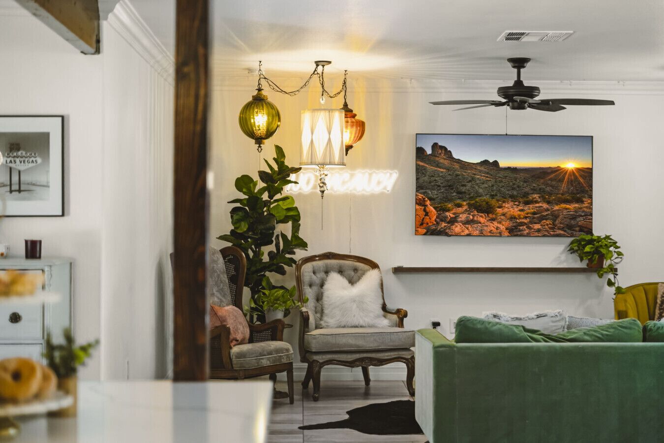 Smart TV, chimenea y videojuegos 