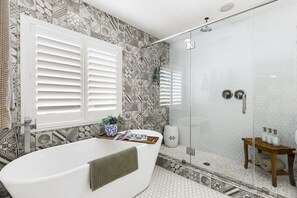 Hair dryer, towels