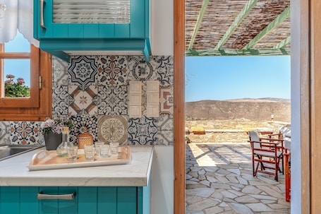 Interior. Holiday Home 'Archontiko Keli' with Mountain View, Wi-Fi and Air Conditioning