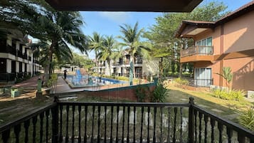 Basic Triple Room, Balcony, Pool View