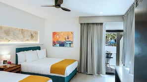 Standard Double Room, Sea View | Premium bedding, down comforters, memory foam beds, laptop workspace