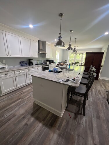 On The New River 
Newly Renovated 3 bedroom, 1 loft 3.5 bath and dock