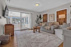 TV connectée, cheminée