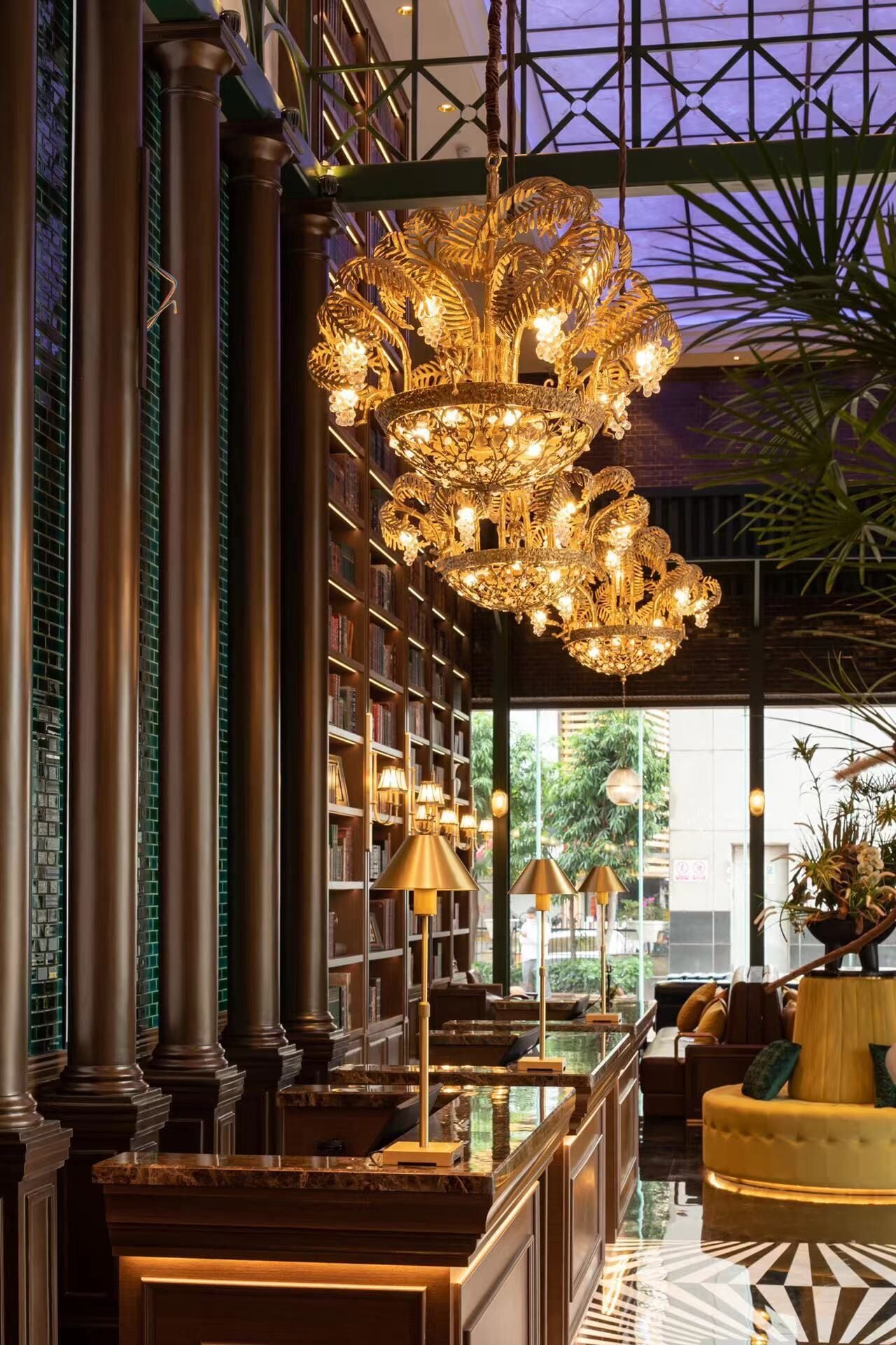 Sala de estar en el lobby