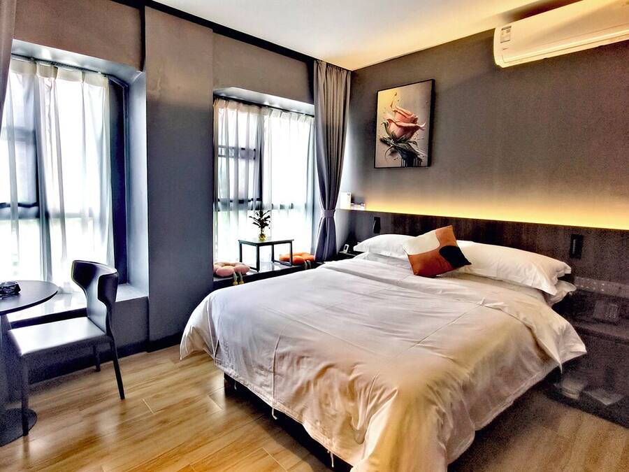 Quarto casal empresarial, vista para a cidade | Vista do quarto