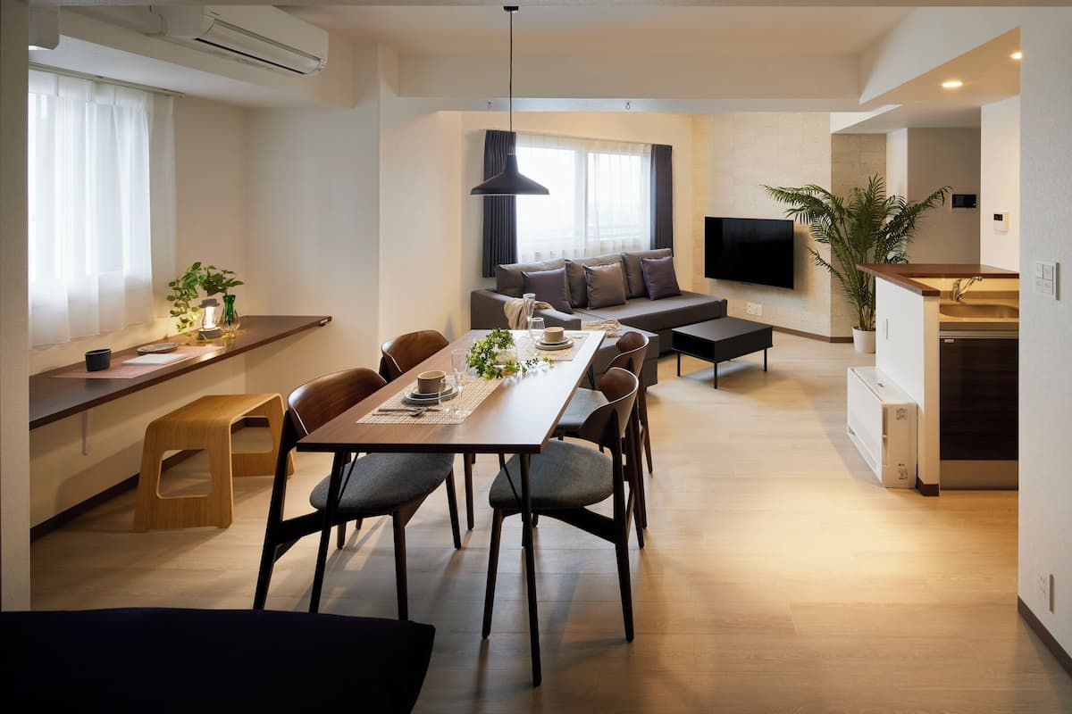 Deluxe appartement | 2 slaapkamers, een kluis op de kamer, een bureau, gratis wifi
