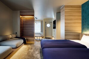 Apartamento Deluxe, 2 habitaciones | Edredones de plumas, caja fuerte, wifi gratis y ropa de cama