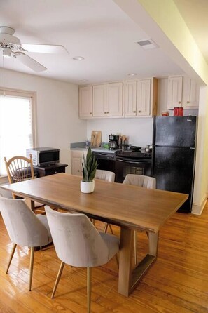 Fridge, microwave, oven, stovetop - Beautiful ocean view large 3rd floor apt with deck (Bradley Beach)