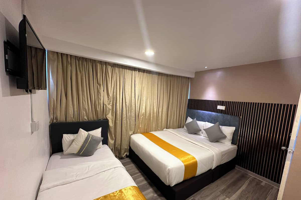 Premium bedding, down duvets, Select Comfort beds, minibar