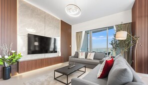 Three Bedroom Two Bathroom Apartments with Burj Khalifa & Dubai Fountain Views | Free WiFi, bed sheets