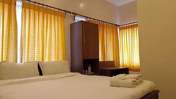 Dobbeltrom – honeymoon | Skrivebord, wi-fi (inkludert) og sengetøy