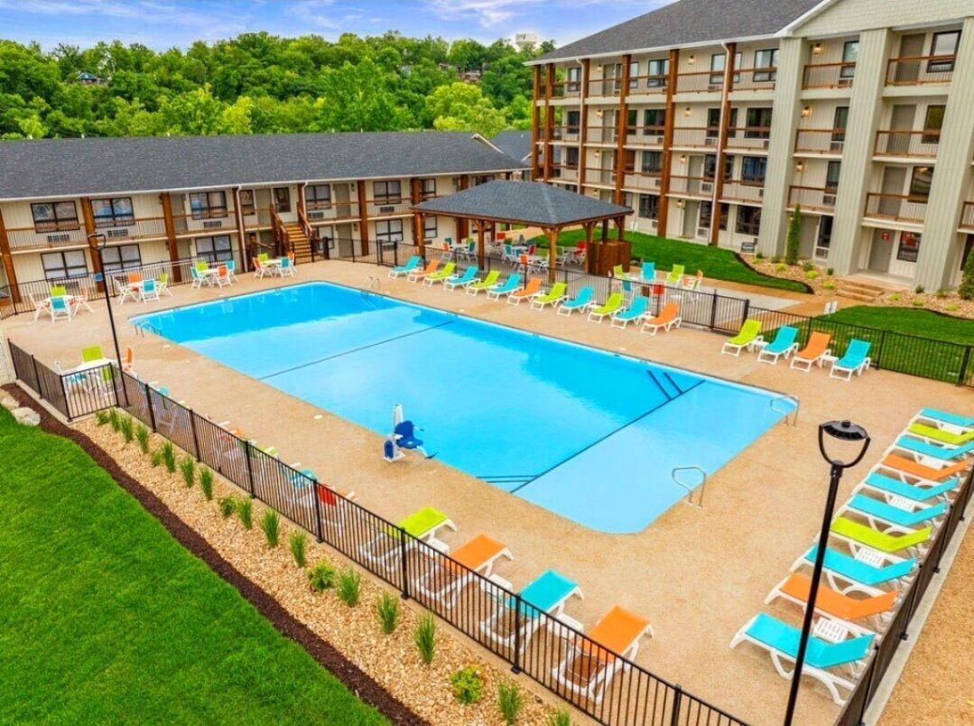 Indoor pool, outdoor pool