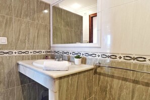 Shower, hair dryer