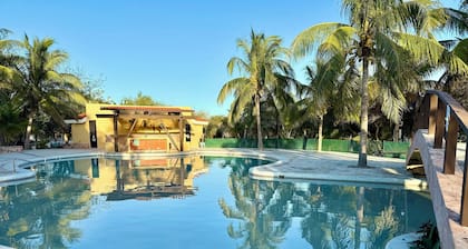 Private 2-Bedroom Beachfront Villa in Celestun - Your Secluded Escape