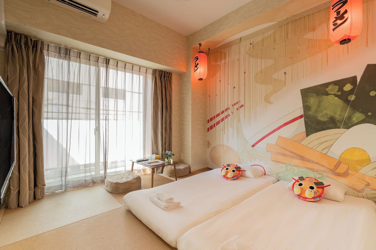 Zimmer, Nichtraucher (NO.201 Ramen Room) | 1 Schlafzimmer, kostenloses WLAN