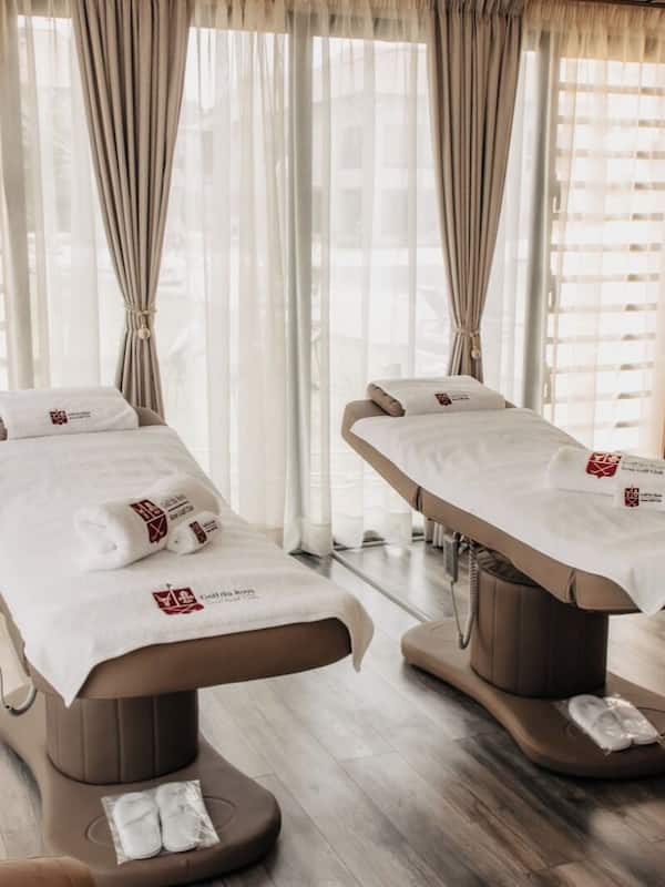 Phòng trị liệu đôi, phòng tắm hơi, phòng xông hơi, trị liệu toàn thân