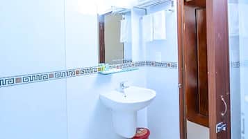 Free toiletries, hair dryer, slippers, towels