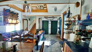 House | Interior - 3-bed Island Villa - Garden Terrace & Sunset Views (Rhodes)