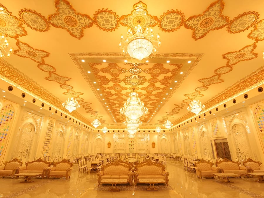 Spiseområde på rommet