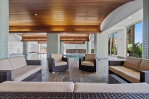 Indoor pool, a heated pool