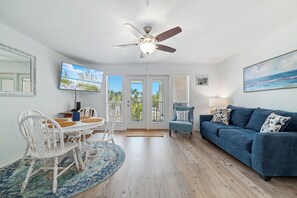 TV - Beach Access | Outdoor Pool, Hot Tub | Grand Caribbean East 313 | My Beach Getaways (Pensacola)