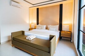Luxury Villa, 1 Bedroom, Kitchen, Pool View | In-room safe, desk, soundproofing, iron/ironing board - La Boutique Lux's Villas Seminyak Bali (Seminyak)
