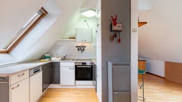 KĂŒhlschrank, Mikrowelle, Ofen, Herdplatte