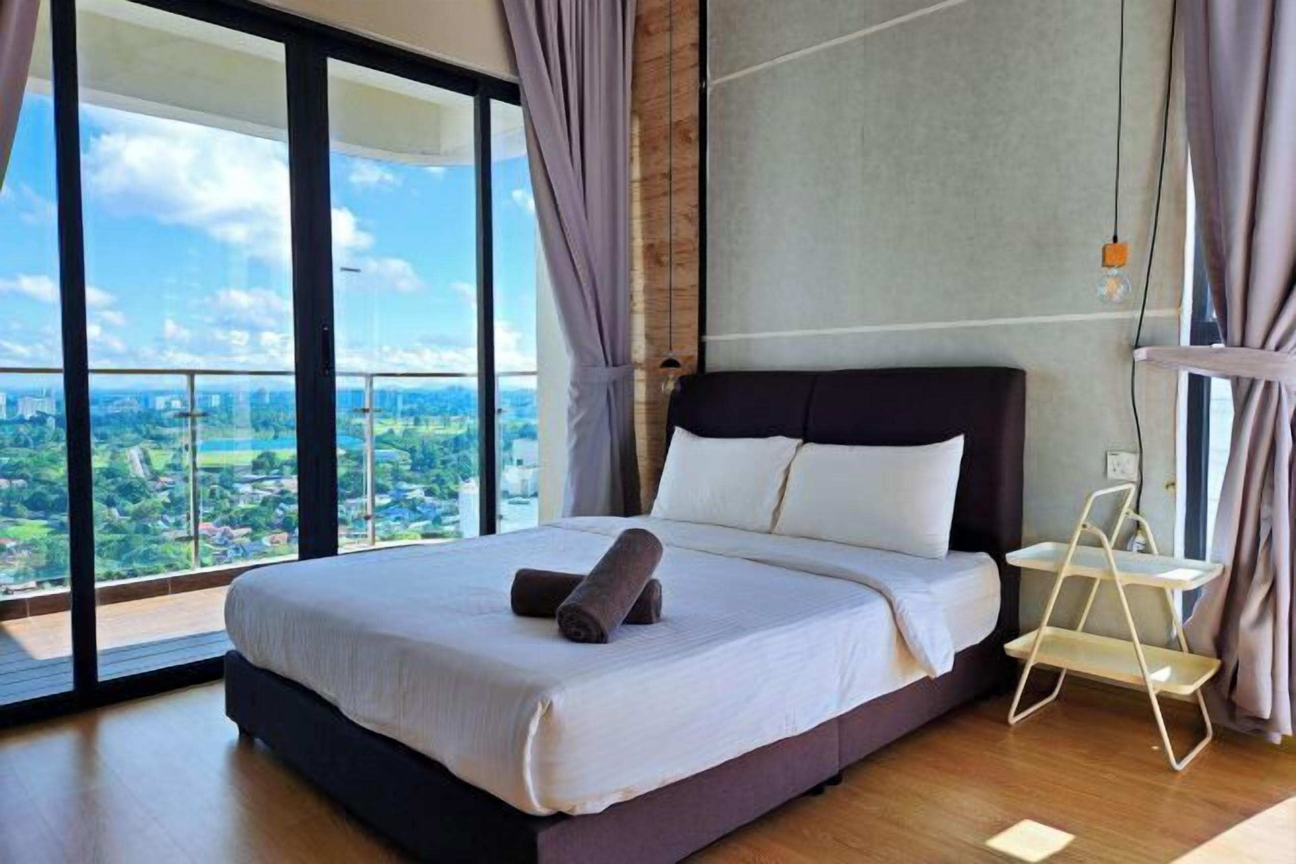 Blackout drapes, iron/ironing board, free WiFi, bed sheets