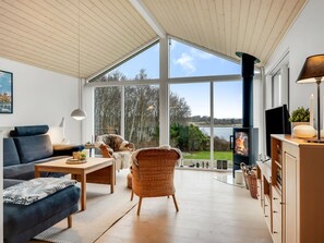 Télévision, cheminée