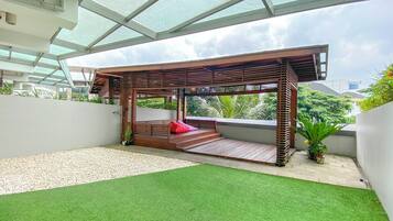 Suite, niet-roken, balkon | Terras